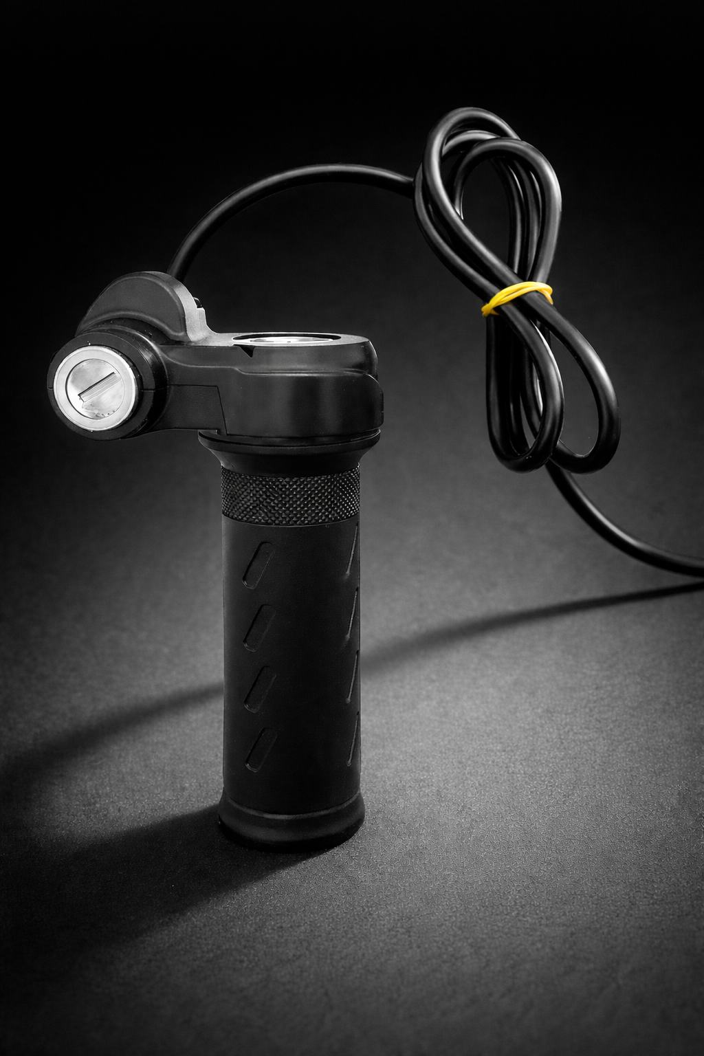 Poignée d’Accélérateur à Clé Plug & Play (+ Grip Gauche) – Fatbike & E-Bike