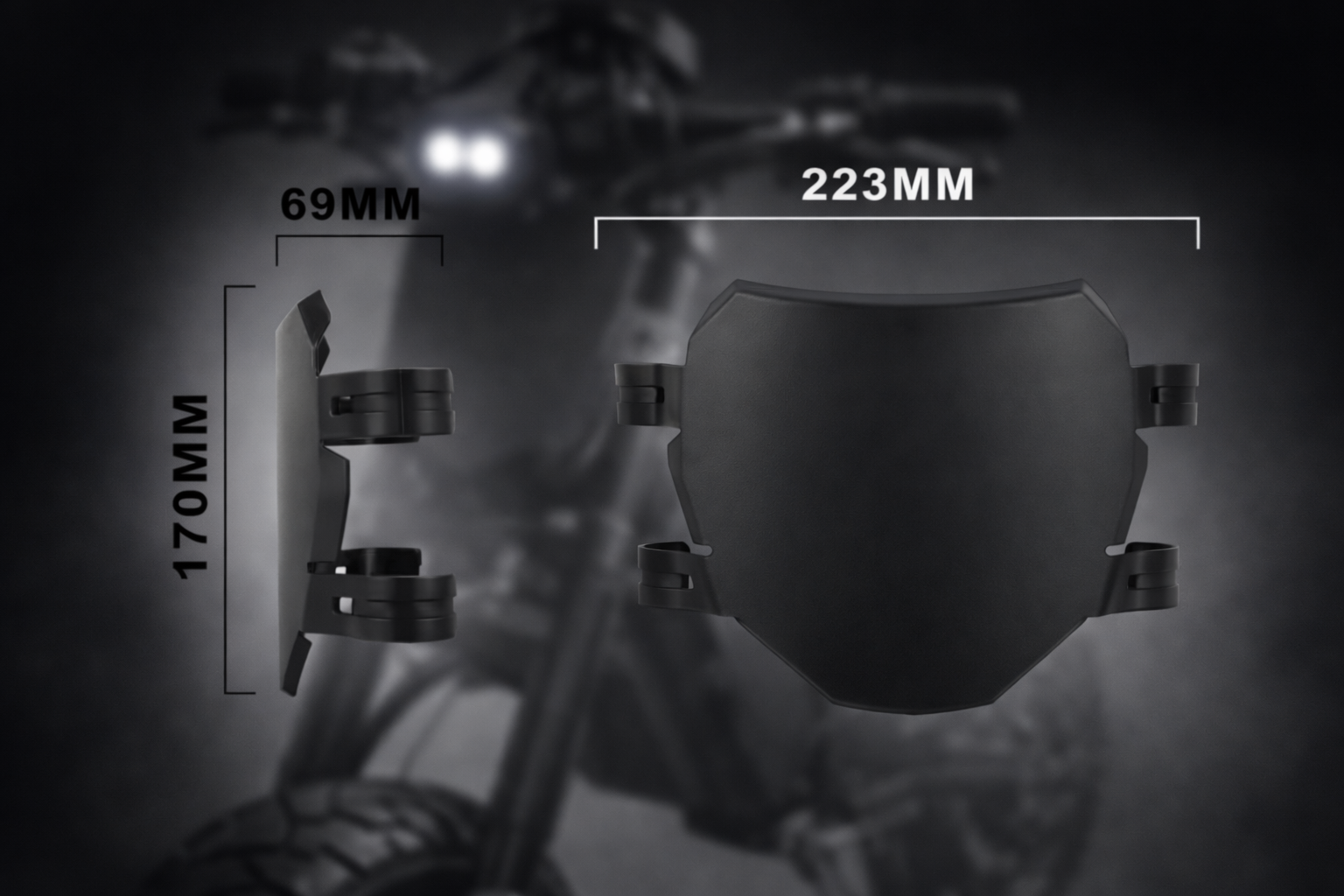 Front plate / Plaque Avant pour Vélo Électrique